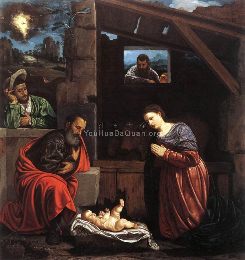 Adoration Of The Shepherds - 乔凡尼·吉罗拉莫·萨沃尔多